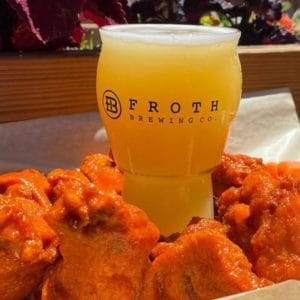 NEW: WINGNUTZ @ FROTH BREWING OFFERS BEER FLIGHTS & A WING SAMPLER LIKE NO OTHER